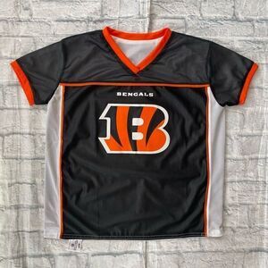 Cincinnati Bengals youth XL boys reversible pullover flag football jersey